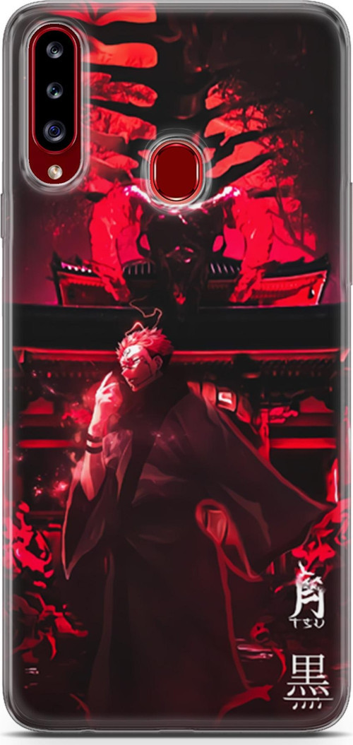 Samsung Galaxy A20s için Anime 11 Baskılı Jujutsu Kaisen Ryomen Sukuna