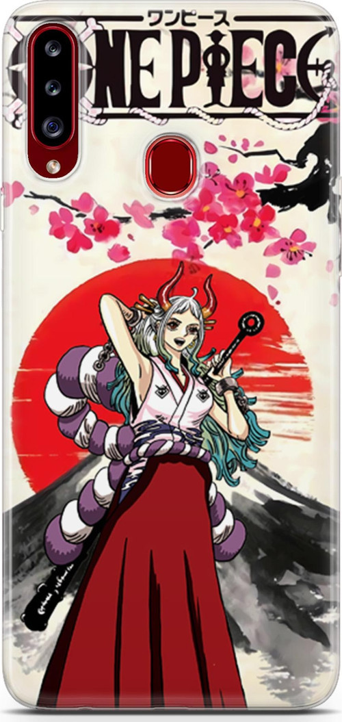 Samsung Galaxy A20s için Anime 12 TPU One Piece Yamato