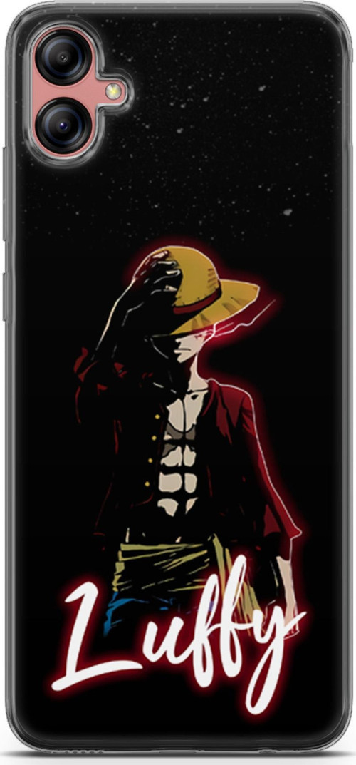 Samsung Galaxy A04e uyumlu Anime 36 4K Baskı One Piece Luffy Siyah