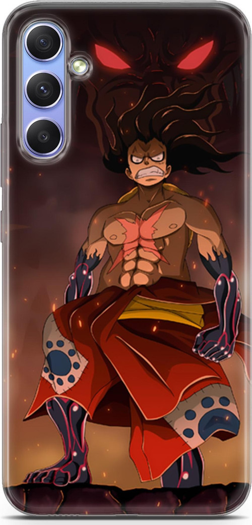 Samsung Galaxy A34 5G için Anime 21 UV Kapak One Piece Luffy I