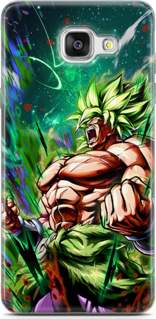 Samsung Galaxy A5 2016 uyumlu Anime 3 Baskılı Telefon Kabı Saiyan Rage Dragon Ball