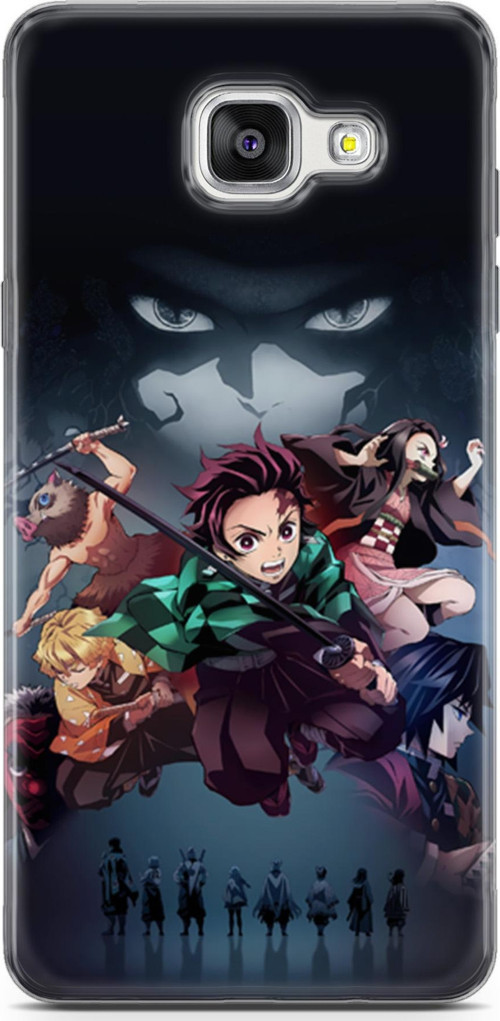 Samsung Galaxy A5 2016 uyumlu Anime 6 Fit Baskılı Demon Slayer II