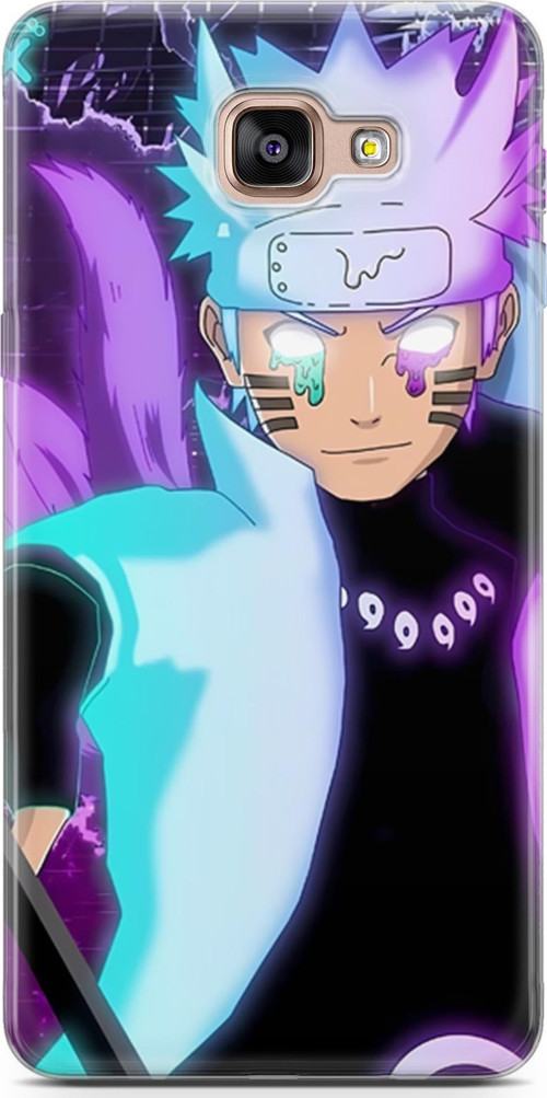 Samsung Galaxy A7 2016 için Anime 17 TPU Silikon Naruto Uzumaki