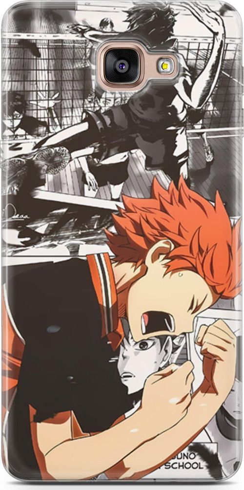 Samsung Galaxy A7 2016 için Anime 20 TPU Haikyuu Hinata