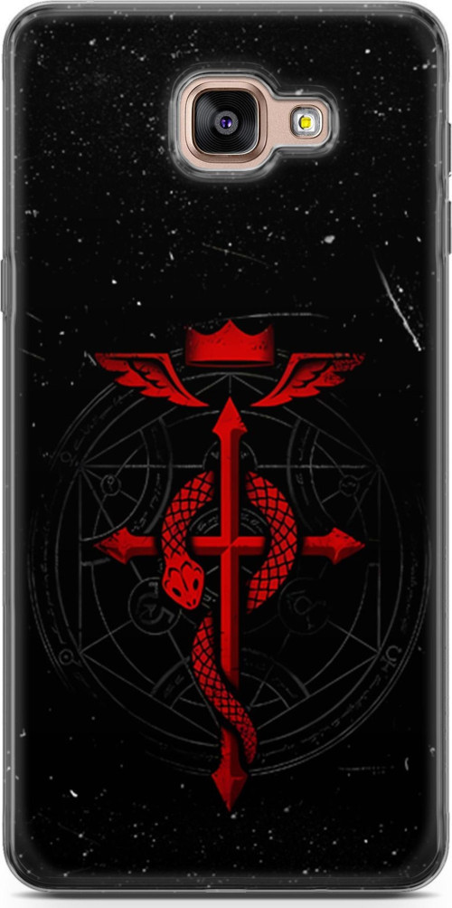 Samsung Galaxy A7 2016 için Anime 37 UV Tasarım Fullmetal Alchemist Brotherhood