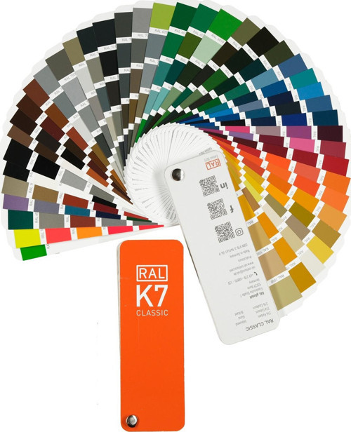K7 Renk Kataloğu 216 Renk (KLASİK RENK KARTELASI)