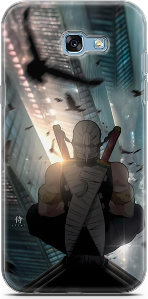 Samsung Galaxy A7 2017 için Anime 16 Parlak Baskılı Demon Slayer Tengen