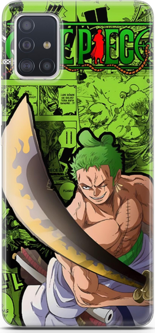 Samsung Galaxy A71 uyumlu Anime 10 Telefon Kabı One Piece Zoro