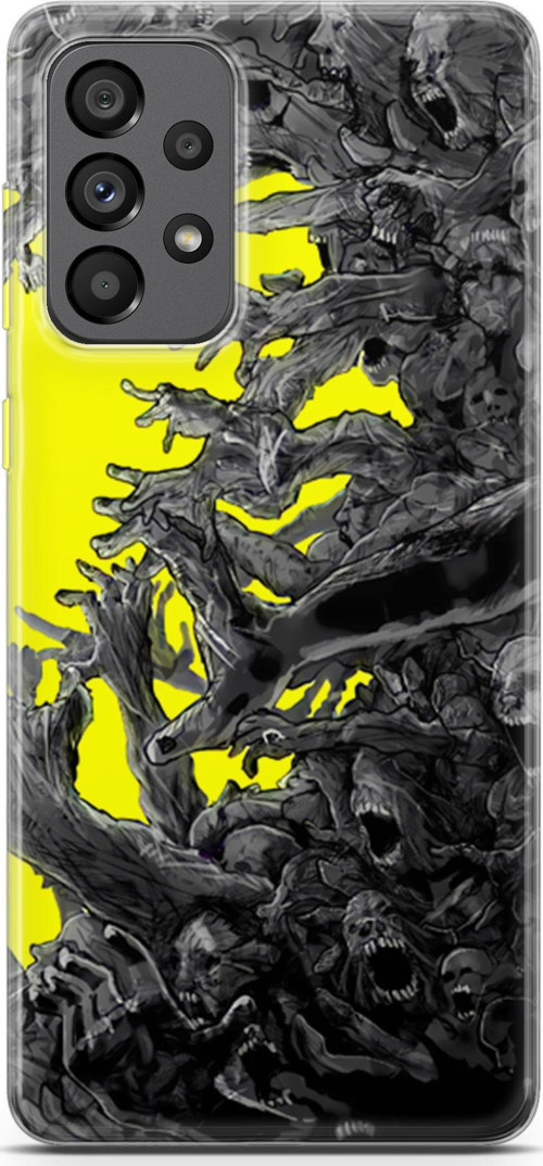 Samsung Galaxy A73 5G için Anime 1 HD Desenli Testere Chainsaw Man