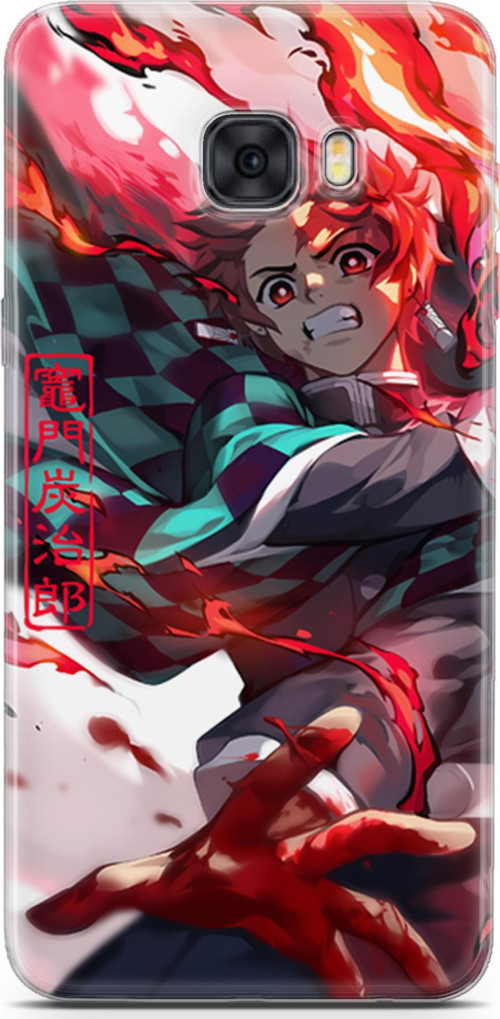 Samsung Galaxy C5 Pro uyumlu Anime 19 HD Ultra Kimetsu No Yaiba