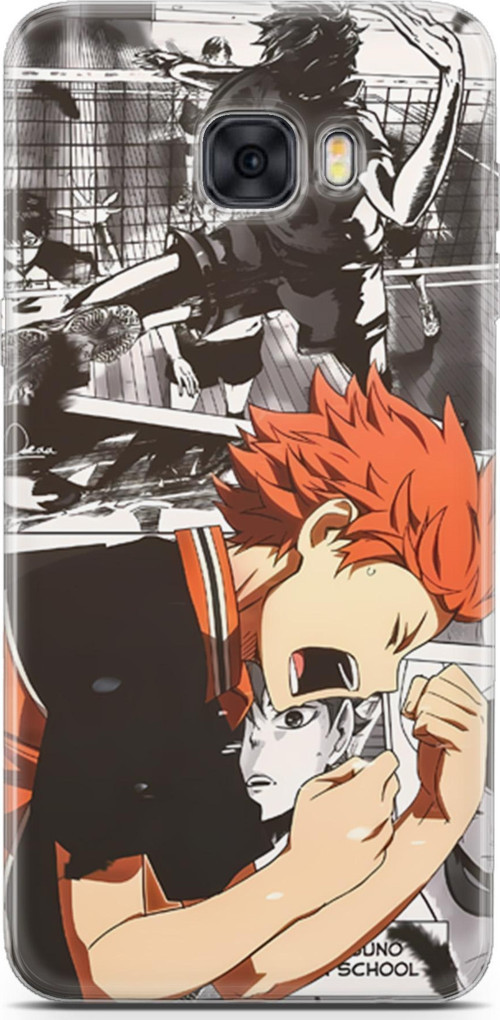 Samsung Galaxy C5 Pro uyumlu Anime 20 Arka Kapak Haikyuu Hinata