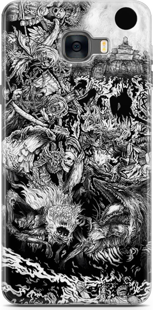 Samsung Galaxy C7 uyumlu Anime 7 Kab Berserk Dark Souls