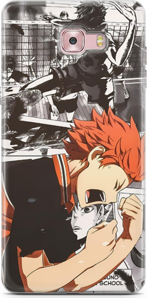 Samsung Galaxy C9 için Anime 20 Koruma Haikyuu Hinata