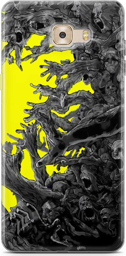 Samsung Galaxy C9 Pro uyumlu Anime 1 UV Lans Testere Chainsaw Man