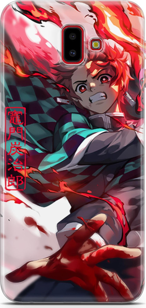 Samsung Galaxy J6 Plus için Anime 19 HD Kapak Kimetsu No Yaiba