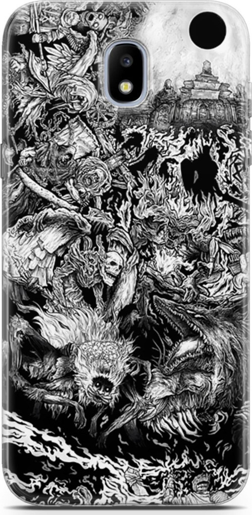 Samsung Galaxy J7 Pro uyumlu Anime 7 Soft Silikon Berserk Dark Souls