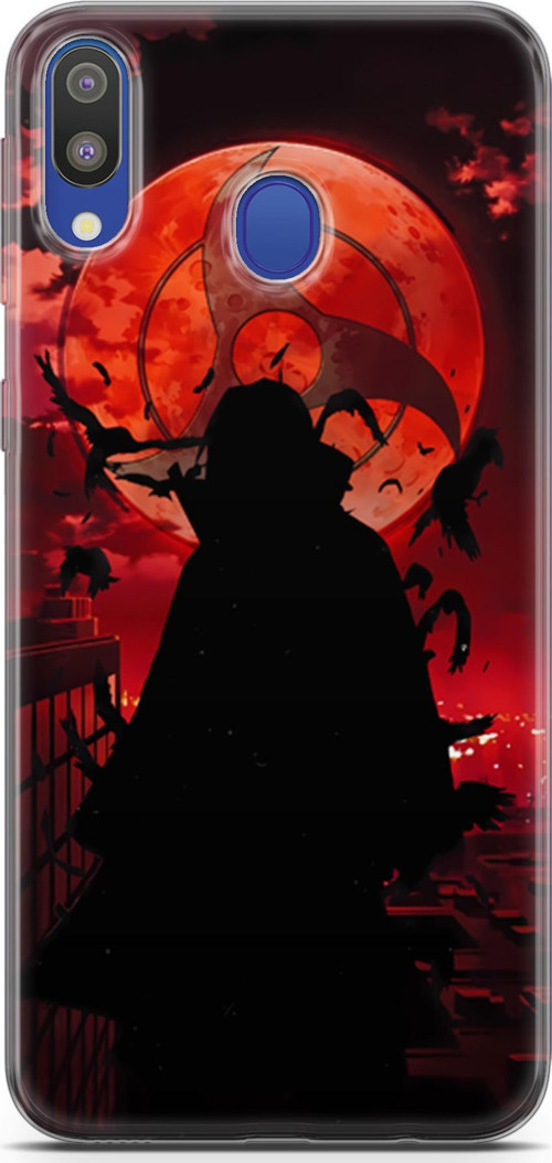 Samsung Galaxy M20 için Anime 27 UV Lans Naruto itachi Uchiha