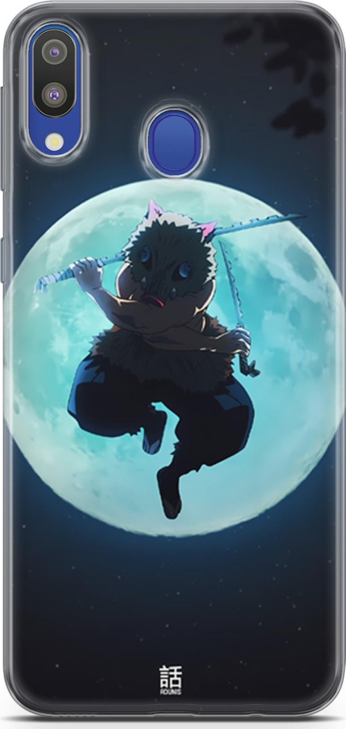 Samsung Galaxy M20 için Anime 28 Darbe Önleyici Demon Slayer inosuke Hashibira