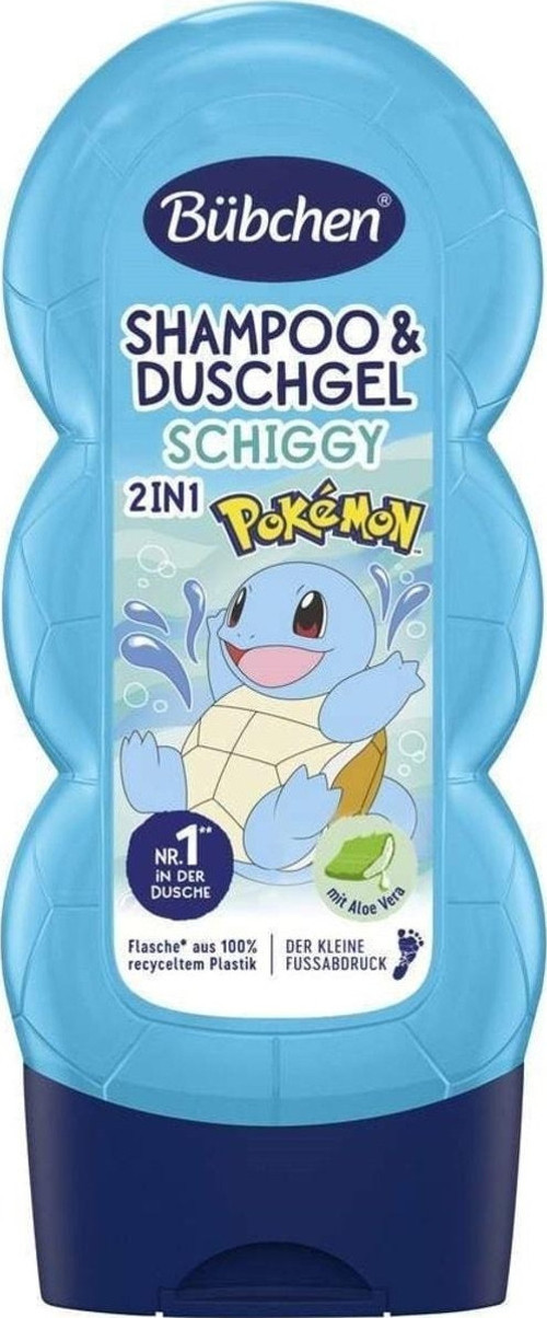 Pokemon Schiggy Kinder Shampoo & Duschgel 2in1, 230 Ml