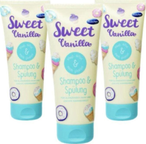 Şampuan & Saç Kremi Tatlı Vanilya 200 Ml X 3 Adet 7640203240709