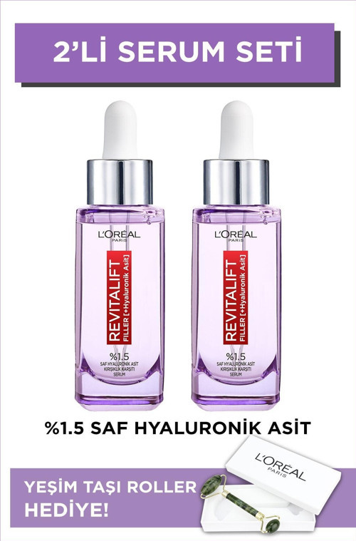 Revitalift Filler %1.5 Saf Hyaluronik Asit Kırışıklık Karşıtı Serum- 30 Ml 2'li Set