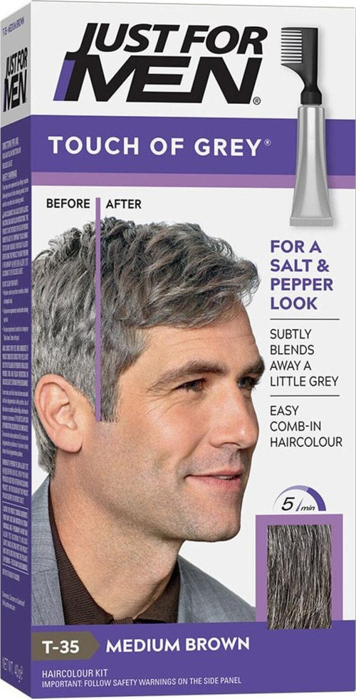 Touch Of Grey Saç Boyası Orta Kahve T-35 Onrness Cosmetıc