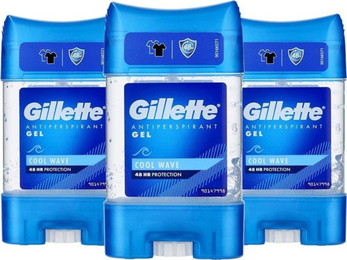 Antiperspirant Gel Cool Wave 70 Ml - 3 Adet