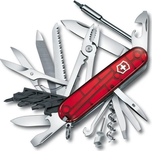 CyberTool Çakı 1.7775.T Şef. Kırmızı İsviçre Çakısı 39F