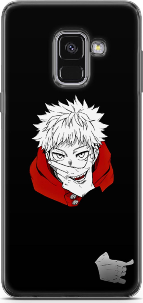Samsung Galaxy A8 Plus 2018 için Anime 35 Soft Silikon itadori Jujutsu