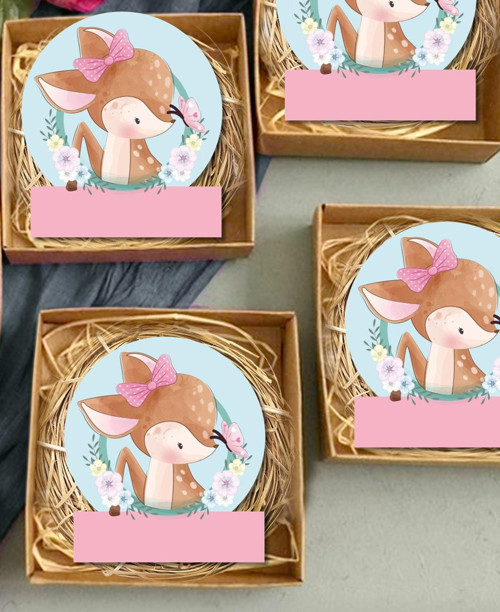 Bebek Çocuk Özel Gün Ahşap Magnet 20 Li Model No:14