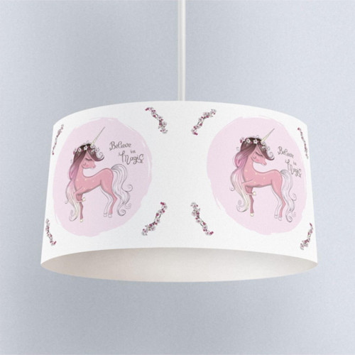 Unicorn Desenli Çocuk Odası Sarkıt Avize