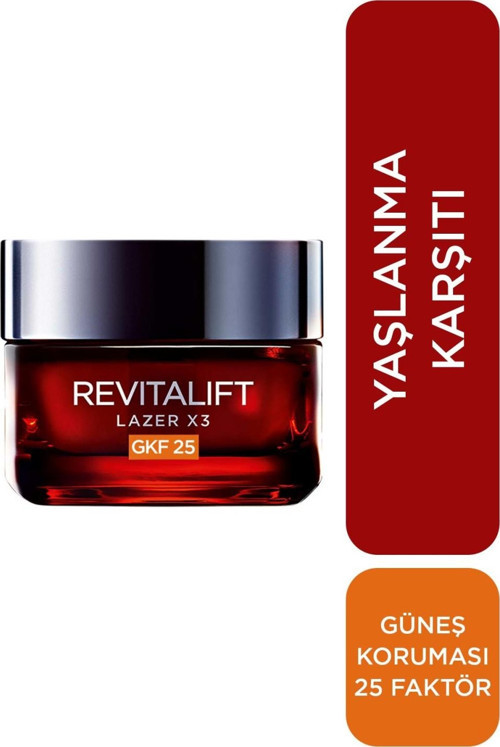 Revitalift Lazer X3 Leke ve Kırışıklık Karşıtı Bakım GKF25