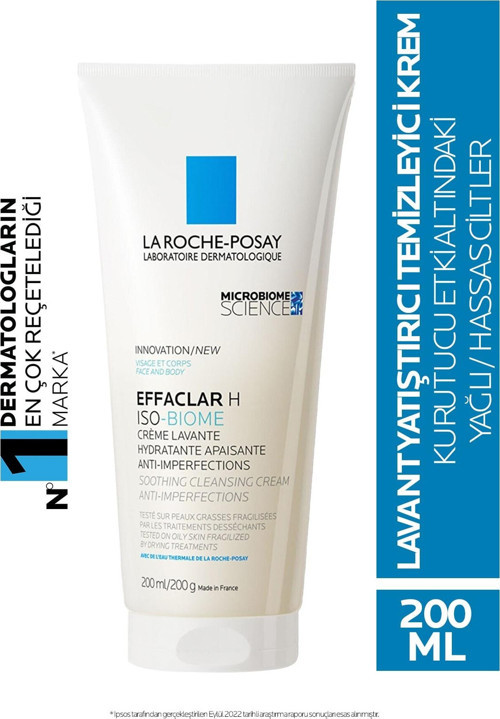 Effaclar H Iso Biome Temizleyici Krem 200 ml