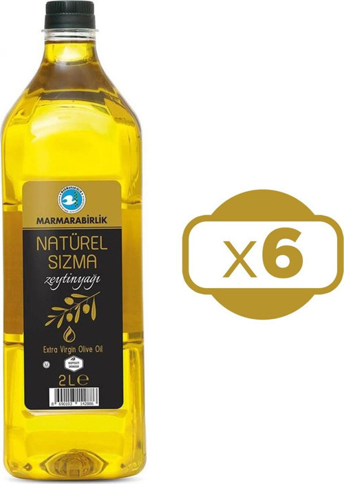 Sızma Zeytinyağı 2 lt x 6 Adet