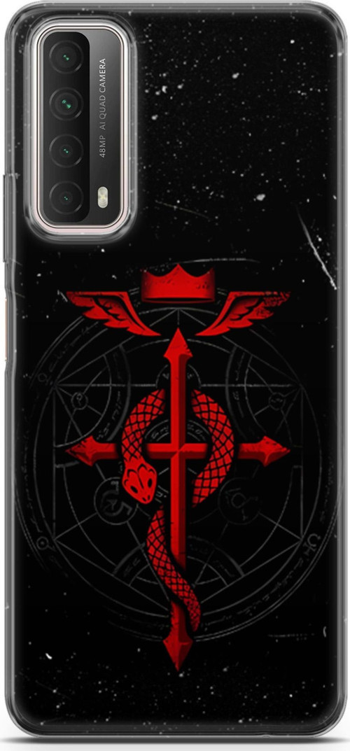 Huawei P Smart 2021 uyumlu Anime 37 UV Silikon Fullmetal Alchemist Brotherhood