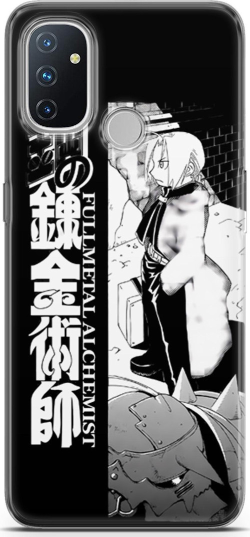 OnePlus Nord N100 için Anime 22 Şeffaf Fullmetal Alchemist