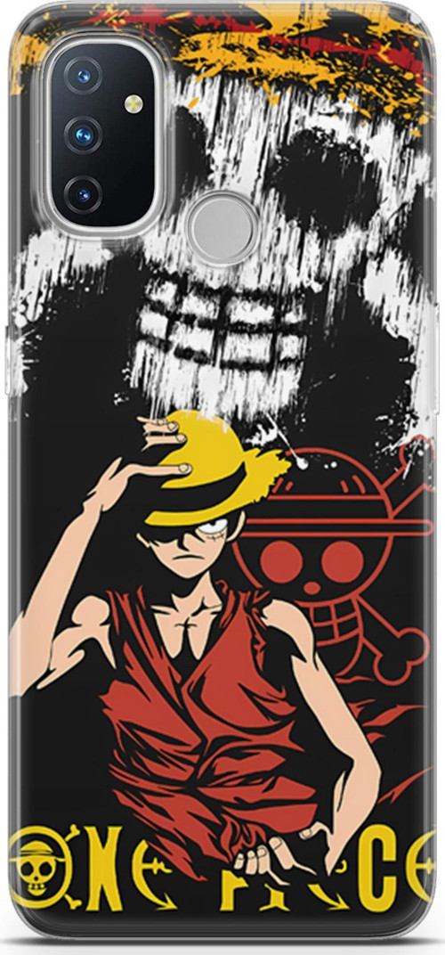 OnePlus Nord N100 uyumlu Anime 24 Fit Baskılı One Piece Luffy II