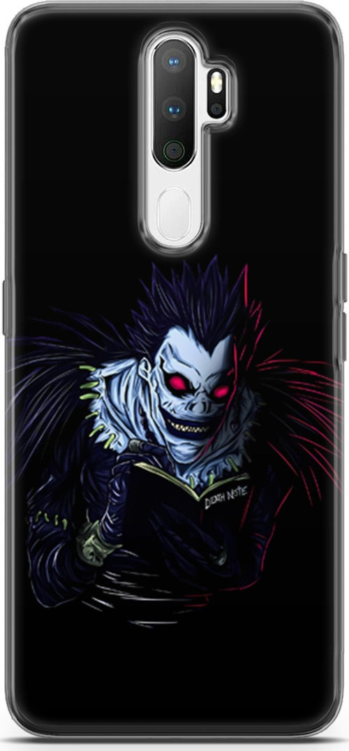 Oppo A5 2020 için Anime 31 UV Kapak Death Note Ryuk II