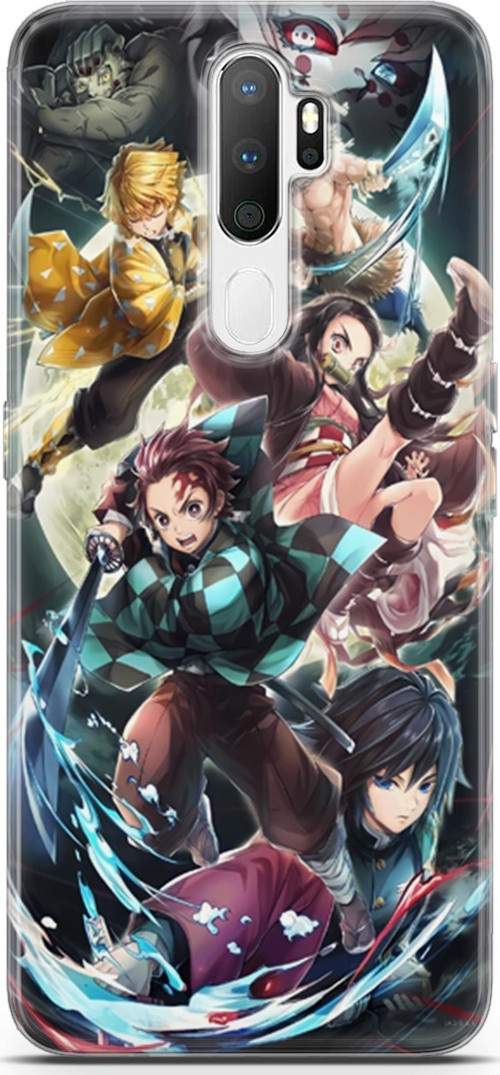 Oppo A5 2020 için Anime 5 Lüks Demon Slayer I