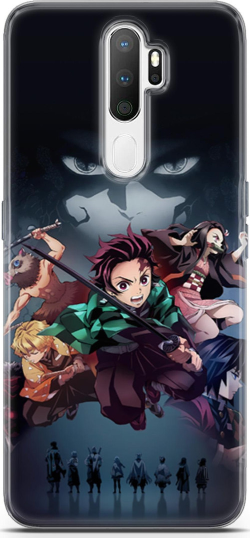 Oppo A5 2020 için Anime 6 Arka Kapak Demon Slayer II
