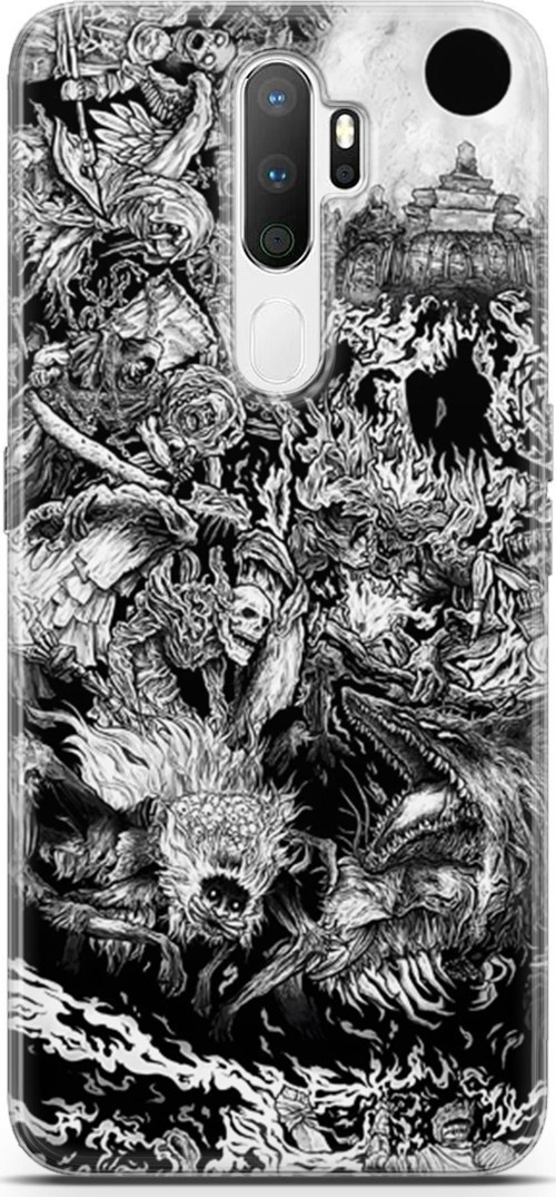 Oppo A5 2020 için Anime 7 HD Tasarım Berserk Dark Souls