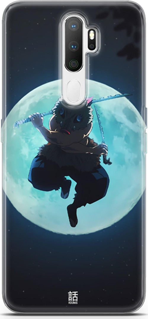 Oppo A5 2020 uyumlu Anime 28 Telefon Kabı Demon Slayer inosuke Hashibira