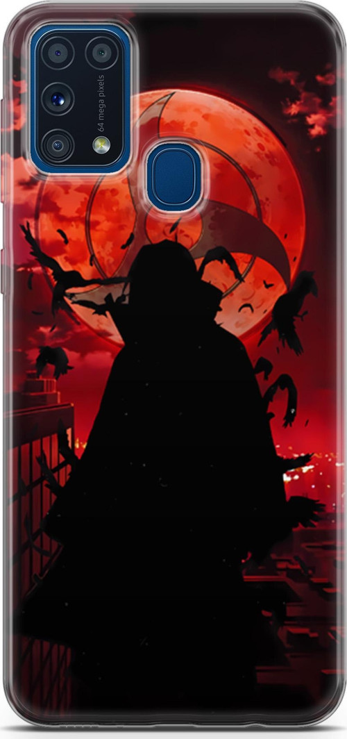 Samsung Galaxy M31 için Anime 27 Koruma Kılıfı Naruto itachi Uchiha