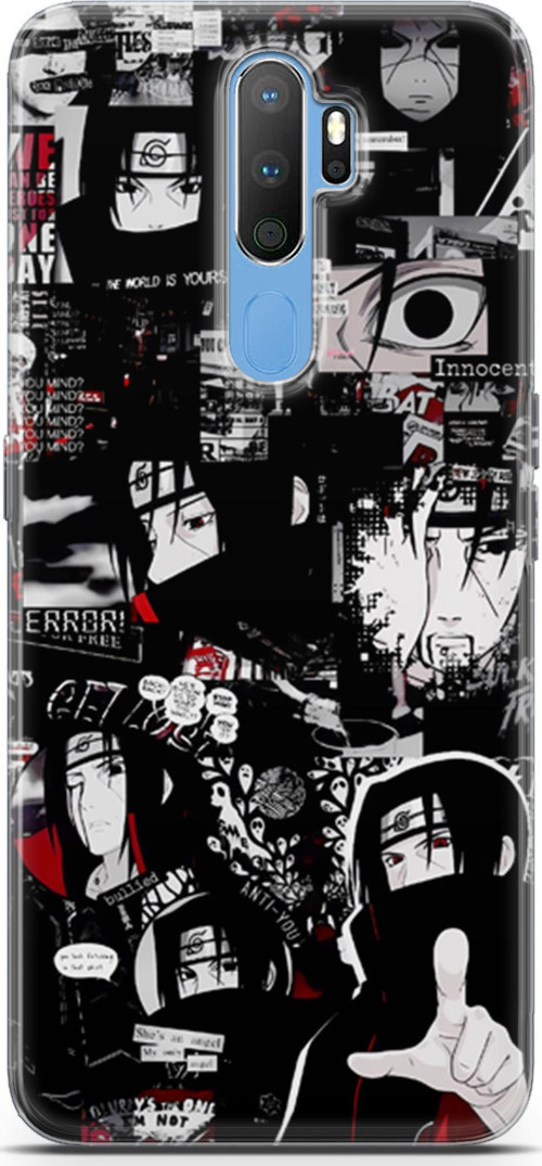 Oppo A9 2020 için Anime 29 Telefon Kabı Itachi Uchiha