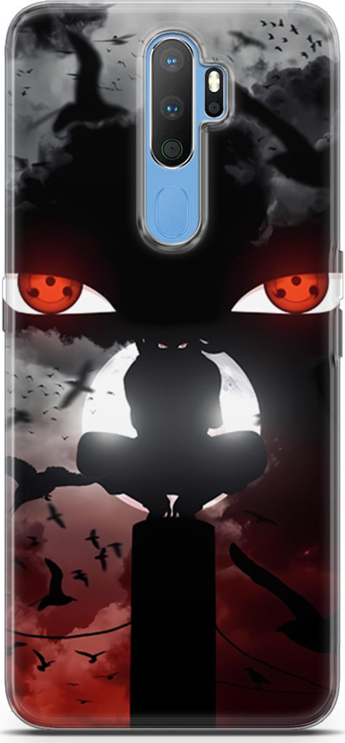 Oppo A9 2020 için Anime 33 Renkli Tasarım Uchiha Naruto itachi