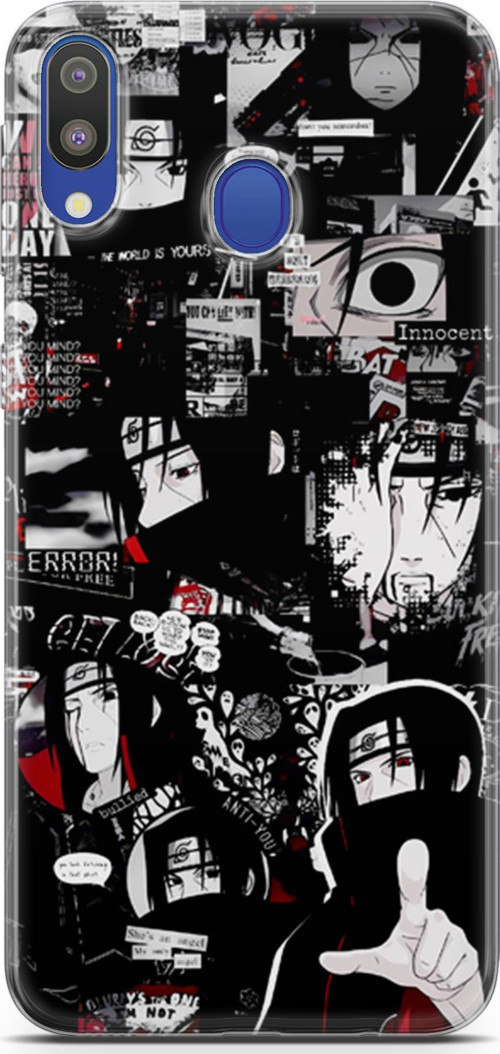 Samsung Galaxy M20 için Anime 29 UV Tasarım Itachi Uchiha