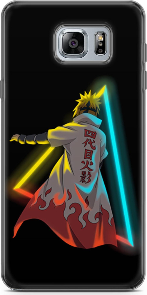 Samsung Galaxy Note 5 uyumlu Anime 32 Şeffaf Minato Neon Naruto