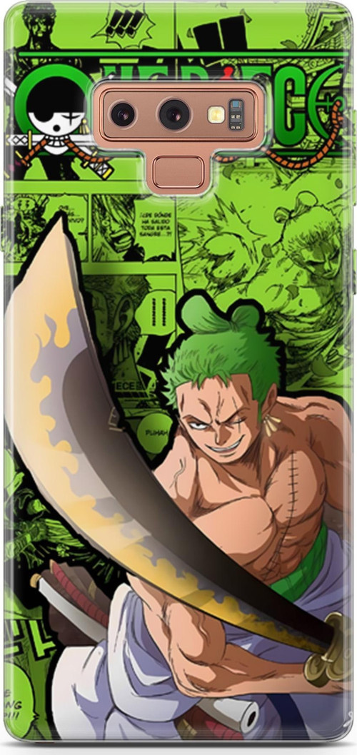 Samsung Galaxy Note 9 için Anime 10 UV Lans One Piece Zoro