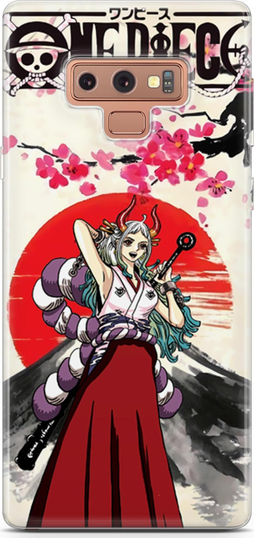 Samsung Galaxy Note 9 için Anime 12 Şeffaf One Piece Yamato