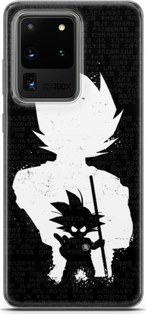 Samsung Galaxy S20 Ultra için Anime 39 Şeffaf Dragon Ball Z Son Goku